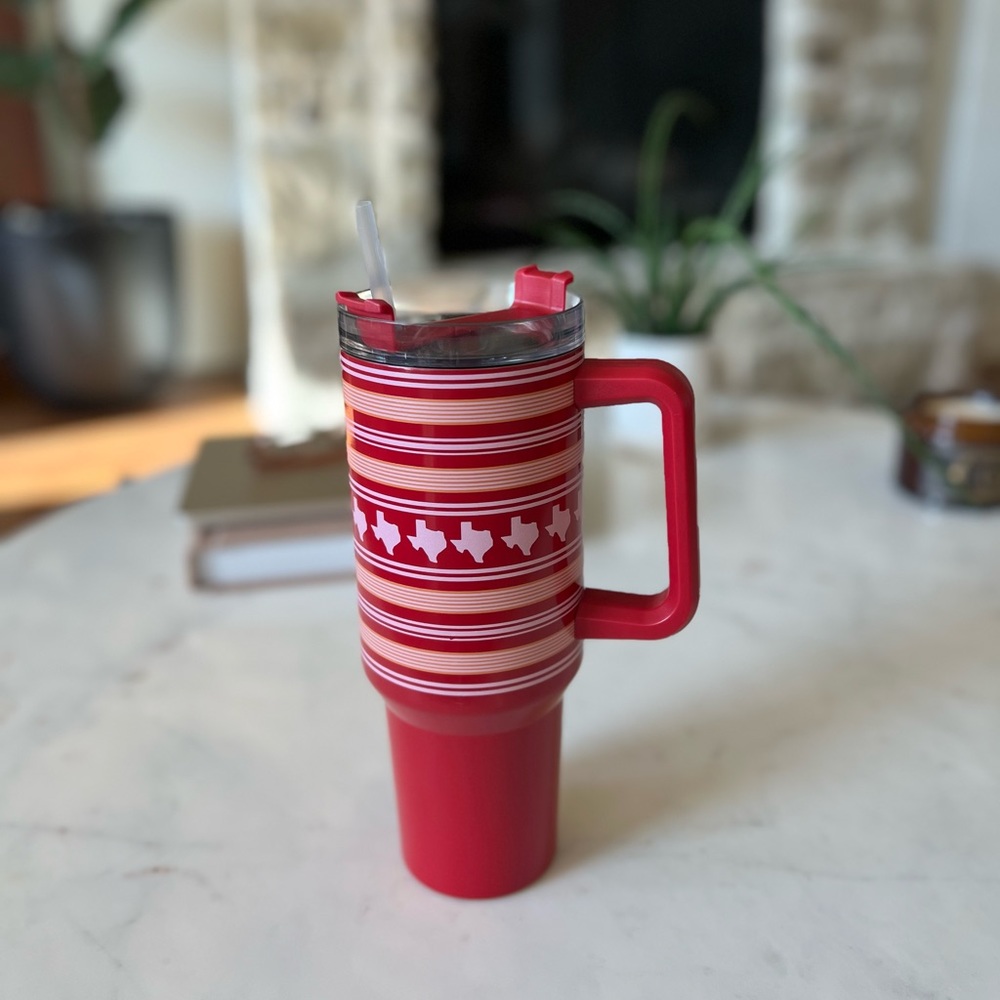 HEB Texas Stainless Steel 40oz tumbler NWT